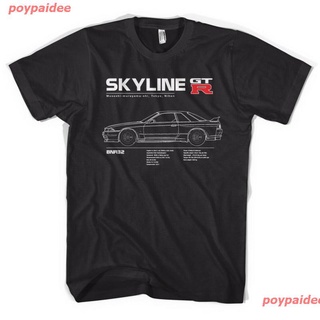 poypaidee 2022 Godzilla R32 Gtr Men T-Shirt Cars R34 Gtr Skyline Import Jdm Nissan Japan Plus Size Classic Sportwear Fat