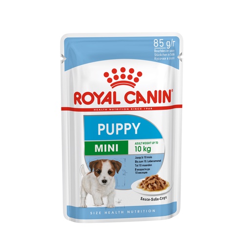 Royal Canin Mini Puppy Pouch 12ซอง อาหารเปียกลูกหมาพันธุ์เล็ก