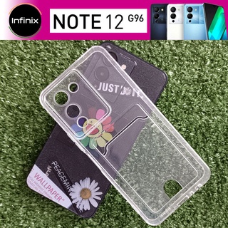 เคส ยาง TPU กันกระแทก พร้อมที่ใส่บัตร สำหรับ Infinix Note 12 G96