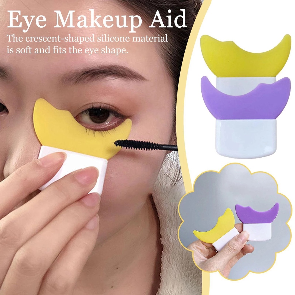 [สุ่มสี] มัลติฟังก์ชั่น ซิลิโคน แต่งตา แต่งหน้า เครื่องมือเสริม / เด็กผู้หญิง มืออาชีพ อายแชโดว์ อายไลเนอร์ แต่งหน้า ลายฉลุ / มาสคาร่า ช่วยเหลือ สําหรับผู้เริ่มต้น