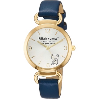 Watch Rilakkuma Analog Waterproof Leather Belt ladies blue