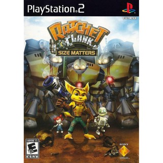 Ratchet &amp; Clank Size Matters PS2 แผ่นเกมส์PS2 เกมเพล2 แผ่นplay2