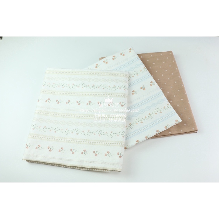 Preorder-ผ้านำเข้าคอตตอนแท้100%ทอแบบทวิลล์ หน้ากว้าง 235ซม.