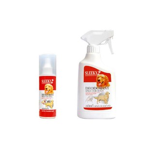 Sleeky Deodorant Spray for Dog สลิคกี้ สเปรย์กำจัดกลิ่นตัวสุนัข 200 ml , 500 ml