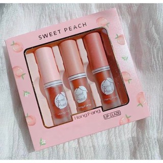 ลิปสติก Sweet Peach Heng Fang 3แท่ง 3สี