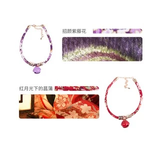 พร้อมส่ง! ! ปลอกคอสัตว์เลี้ยงน่ารักสไตล์ญี่ปุ่นปรับได้catะอุปกรณ์แต่งตัวสำหรับแมว กระดิ่งแมวกวัก น่ารักสไตล์ญี่ปุ่น