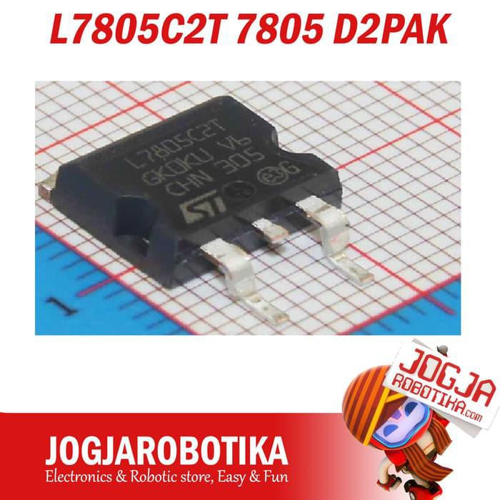 ตัวควบคุม IC L7805CD2T 7805 SMD D2PAK TO-263
