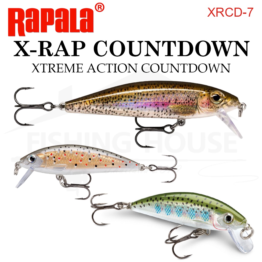 ราพาล่าเอ็กซ์แร็พเคาท์ดาวน์  XRCD-7 ราพาล่า เอ็กซ์แร็พ เคาท์ดาวน์ X-RAP  RAPALA XRCD07