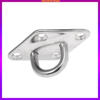 Stainless Steel Marine Boat Hardware Heavy Duty Diamond Pad Eye Plate 5mm