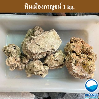 หินตกแต่งตู้ไม้น้ำ ตู้ปลาหินขาวเมืองกาญจน์ 1 kg.