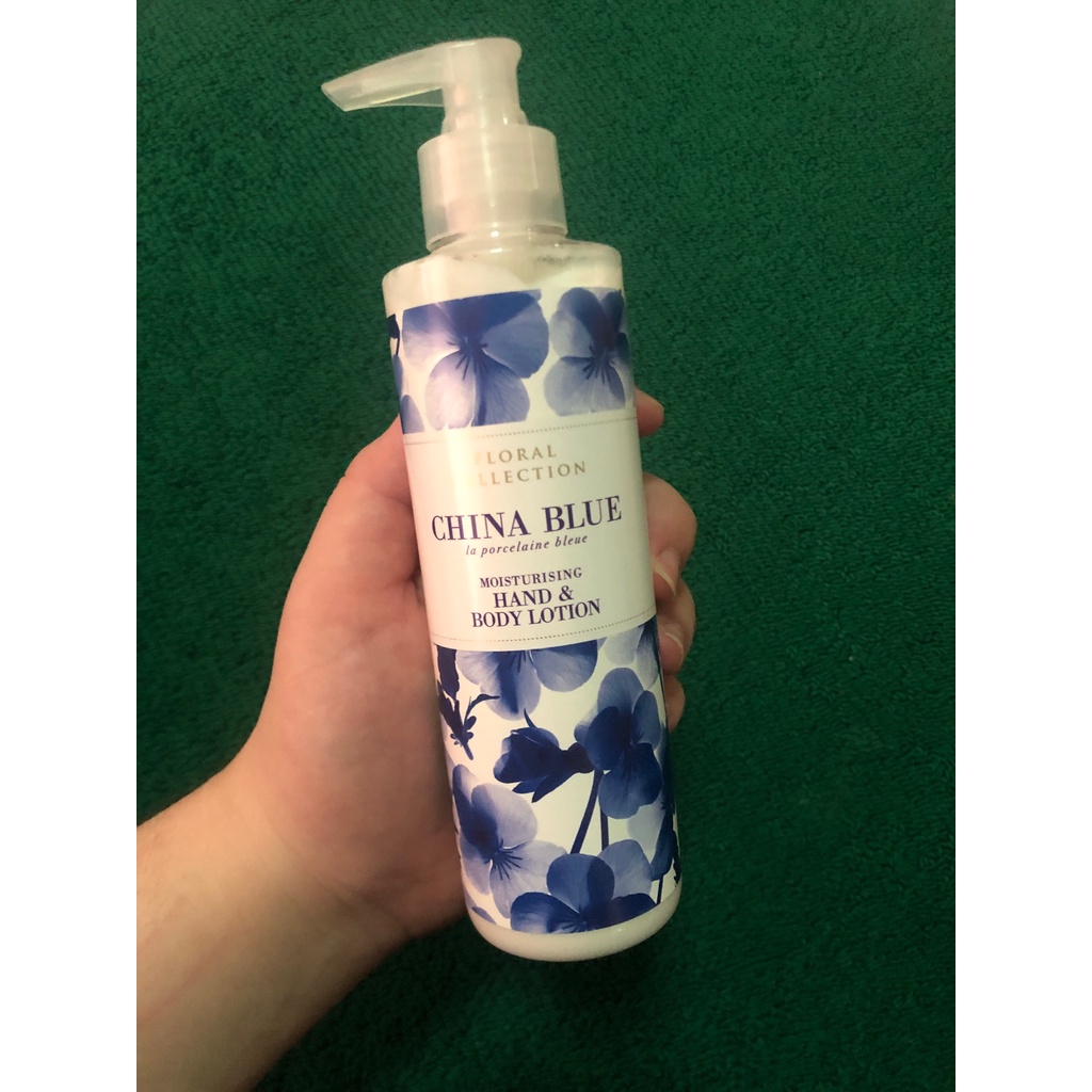 Marks&spencer hand and body lotion กลิ่น china blue ของเเท้ 100%