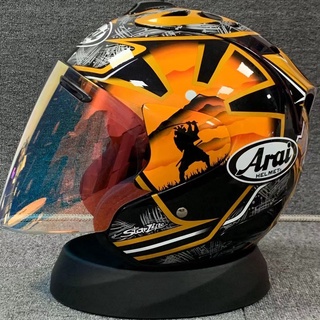 หมวกกันน็อค Arai SZ-Ram Samurai Pedrosa สีทอง สําหรับขี่รถจักรยานยนต์