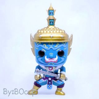 Funko Pop Tossakan Light Blue ทศกัณฐ์สีฟ้าอ่อน Limited 380 ชิ้น แถม Pop Protector