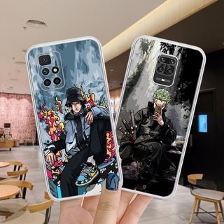 One Piece เคส XIAOMI Redmi Note 10 10S 10T 9 9T 9s 9A 9i Pro Max 4G 5G 2021 เคสโทรศัพท์ เคสซิลิโคน กันกระแทก ฝาปิด นิ่ม Clear TPU Camera Protection การ์ตูน 80-1