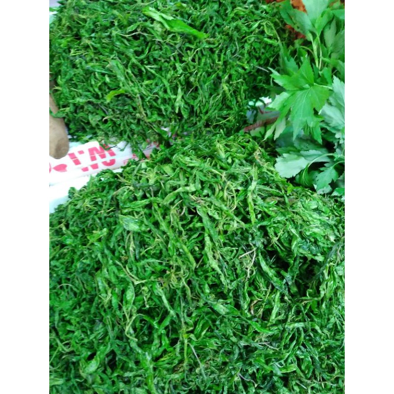 ใบปอสดลวกเกลือ รสชาติดีมีคุณภาพ(น้ำหนัก 500 กรัม 1,000 กรัม)