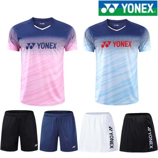 Yonex ใหม่ เสื้อผ้าแบดมินตัน ระบายอากาศ แบบแห้งเร็ว เหมาะกับการเล่นกีฬา ปิงปอง เทนนิส สําหรับผู้ชาย และผู้หญิง