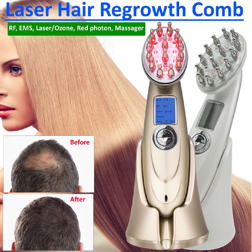 Adorable Rf Laser Hair Regrowth Brush Led Photon Laser Hair Growth