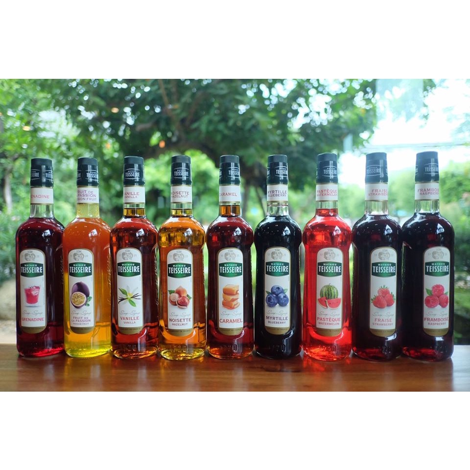 Tesseire Syrup Group2 เตสแซร์ น้ำเชื่อม ไซรัป กลุ่ม 2