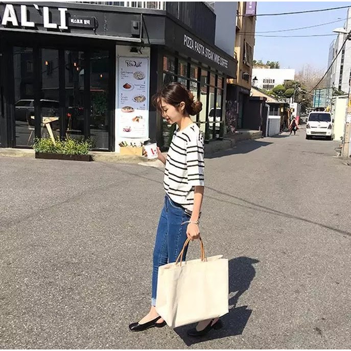 พร้อมส่งค่า!!Tote Bag ใบใหญ่จุสุดๆ T017