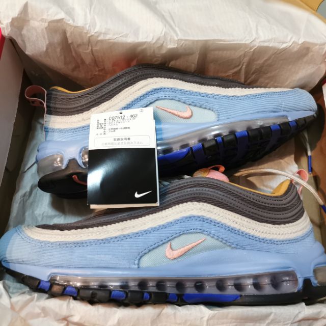 nike air max 97 blue and pink