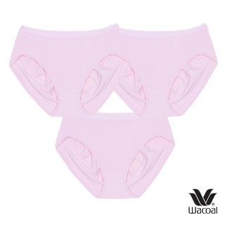 กางเกงใน Wacoal U-Fit Half Panty ทรง Half (ครึ่งตัว) สีชมพูดอกคาร์เนชั่น (CP) 3 ชิ้น กางเกงในผู้หญิง วาโก้ รุ่น WU3937