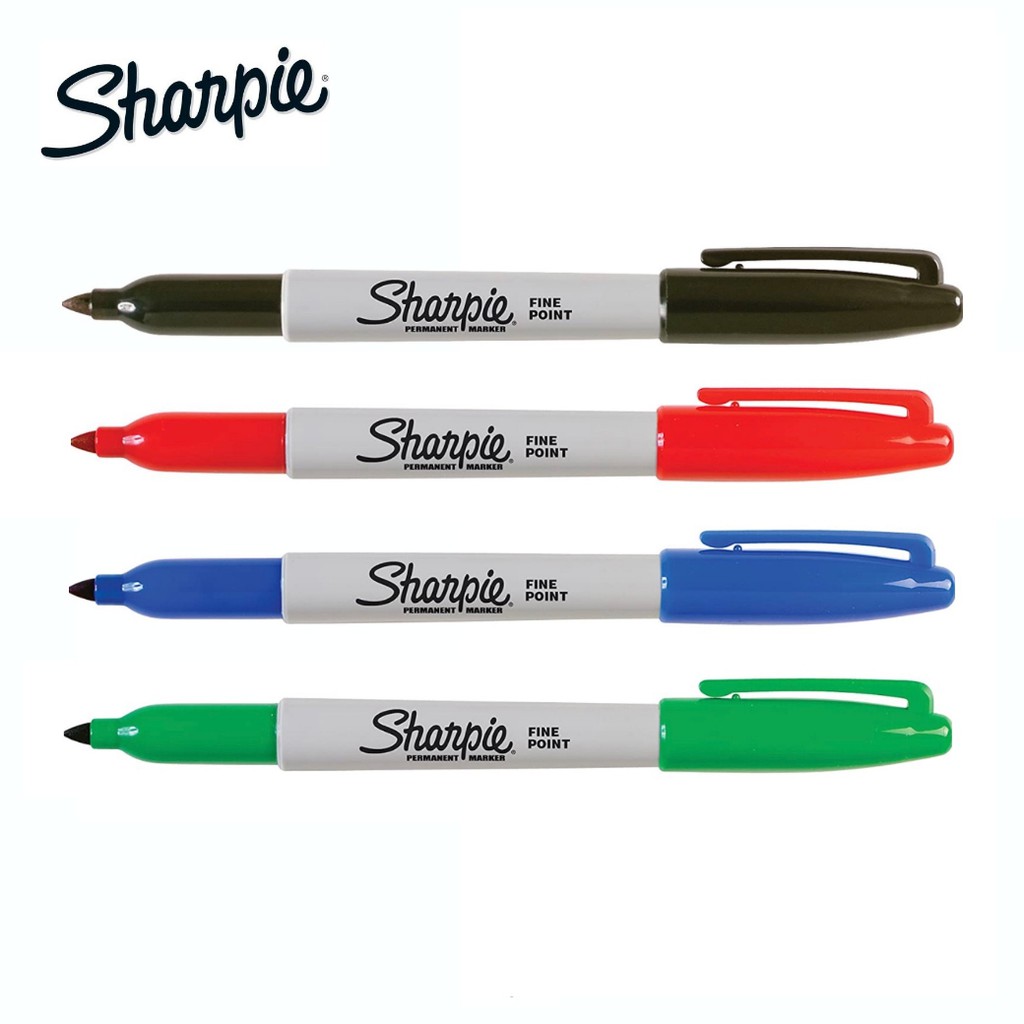 Sharpie ปากกาเคมี ปากกา Permanent ชาร์ปี้ Fine 1.0mm