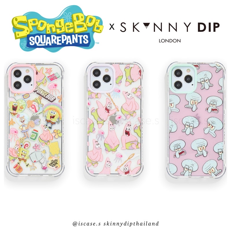꒰ Sold Out ꒱ 🧽🪸 Spongebob x Skinnydip Patrick Jellyfish Shock Case 12 13 Pro 12Pro 13Pro Max യ • ลิขสิทธิ์ #6