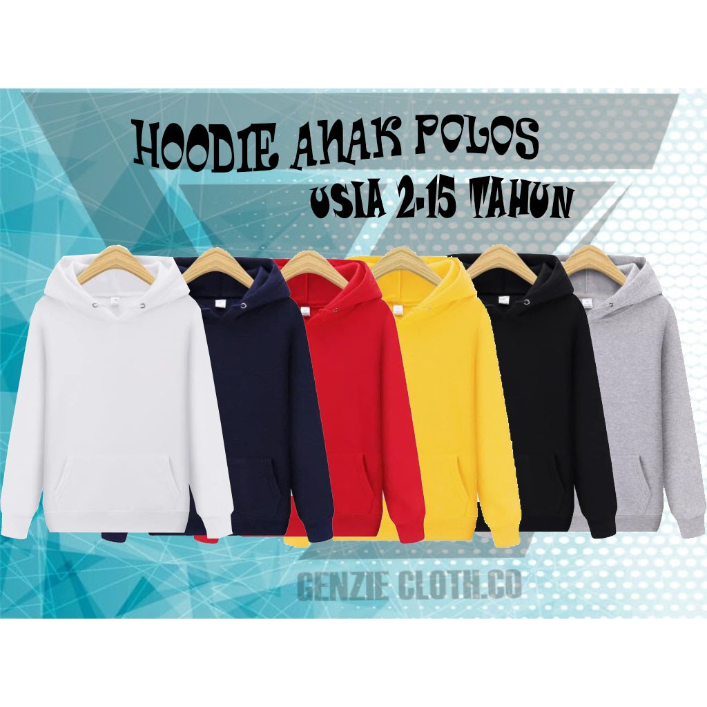PLAIN HODIES สําหรับพี่น้องอายุ 2-14 ปี