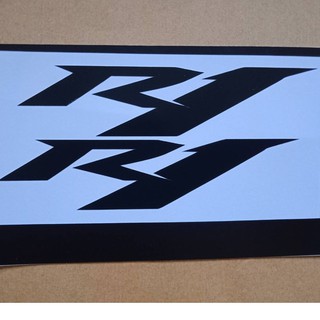Motorbike sticker (R1)สติกเกอร์ R1 สำหรับติดรถมอเตอร์ไซค์หรือรถยนต์