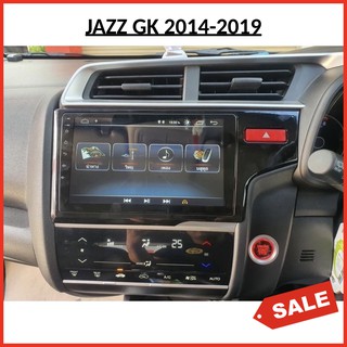 จอตรงรุ่น JAZZ GK 2014-2019 Honda JAZZ GK จอแอนดรอยตรงรุ่นพร้อมหน้ากาก ปลั๊กตรงรุ่น ไม่ต้องตัดต่อใดๆจอขนาด 9 นิ้ว