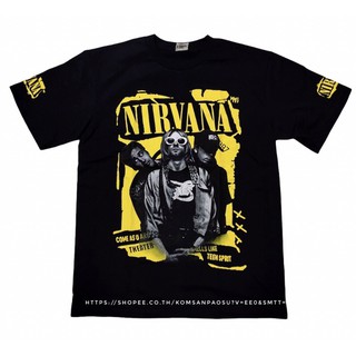 เสื้อยืดแฟชั่น เสื้อวง Nirvana เสื้อวงร็อค Nirvana เสื้อยืดวงดนตรี