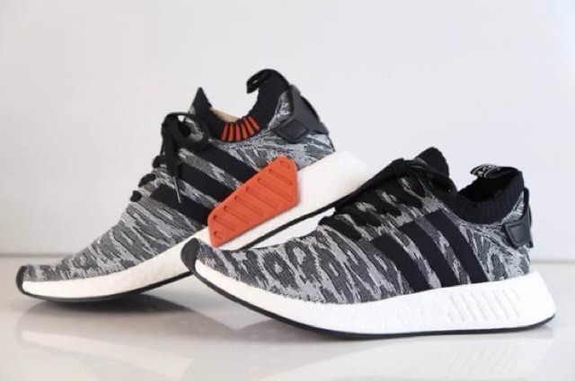 Adidas NMD R2 pk tiger camo black white glitch | Shopee Thailand