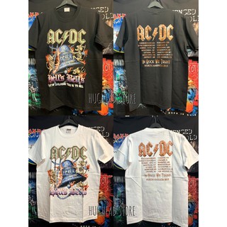 #เสื้อยืดคอกลม#AC013 เสื้อวงร็อค ACDC เอซีดีซี เสื้อวง เสื้อยืดเอซีดีซี เสื้อวินเทจS-4XL