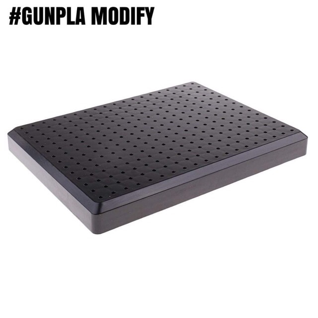 แท่นเสียบไม้หนีบชิ้นงานโมเดล แบบพลาสติก Size L 266 รู สีดำ VT031