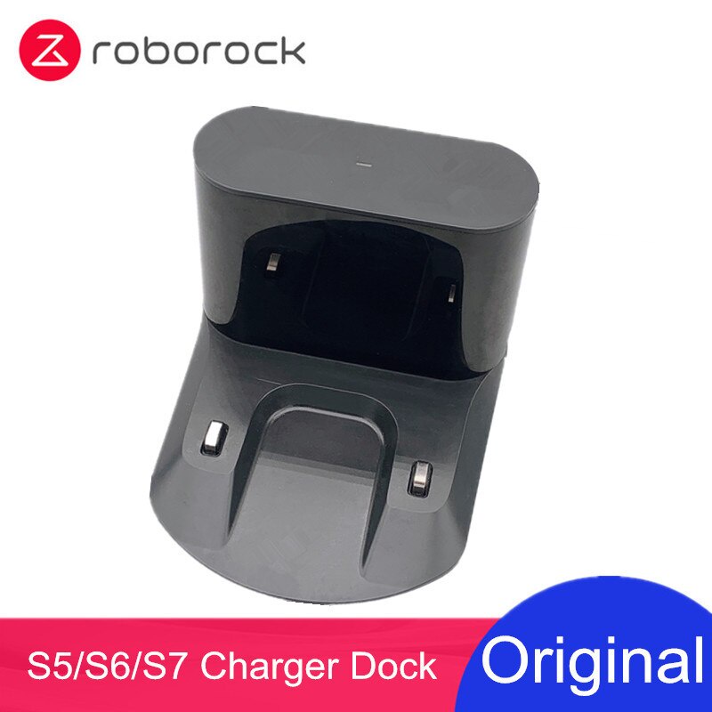 Original Roborock Charger Dock สําหรับ S7 S5 MAX S6 S6MaxV S5 S50 S51 S55 หุ่นยนต์เครื่องดูดฝุ่นอะไหล่ซ่อม