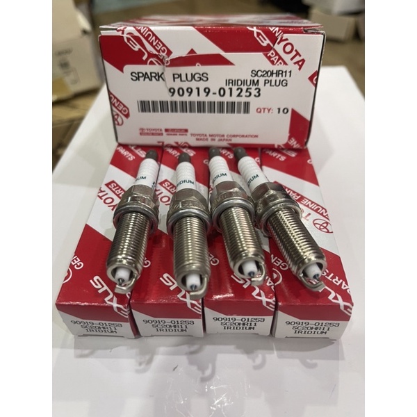 TKD หัวเทียน 4หัว  Altis ดูโอ้ ปี 10-21,Vios ปี 14-21,Yaris Ativ 15-21,Prius ปี13 รหัส SC20HR11  เบอร์ศูนย์ 90919-01253