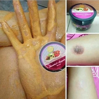 สครับขัดผิวพริ้วพราว สูตรมะขามผสมอโวคาโด้