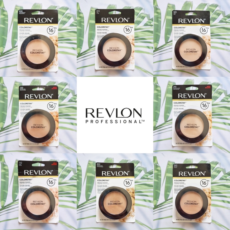 (Revlon®) Colorstay Pressed Powder 8.4g เรฟลอน คัลเลอร์สเตย์ แป้งอัดแข็ง ติดทนนาน ดูดซับความมัน