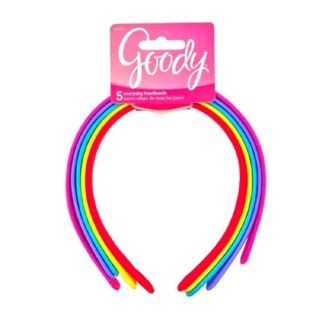 Goody ที่คาดผม 32113 Girls Classics Fabric Headband - คละสี (5 ชิ้น)