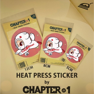 สติกเกอร์รีดร้อน ลาย เดมิโดมินอน ขนาด 5 ,8 , 12 ซม. / Sleep DemiDomi Heat Press Sticker 5, 8, 12 cms