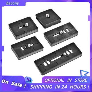 bacony quick release plate พร้อมสกรูยึด 1/4 นิ้วสําหรับกล้อง arca benro slr (pu40)