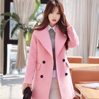 coat wool โค้ทผ้าวูล ทรงสวย พร้อมส่ง