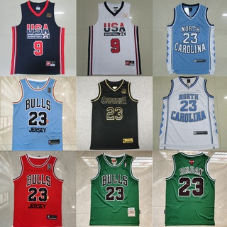 เสื้อบาสเก็ตบอลลายทีม Michael Jordan # 23 Jersey Nba Usa Dream Team สําหรับผู้ชาย