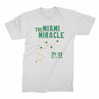 เสื้อยืด พิมพ์ลาย Miami Miracle 34-33สามารถปรับแต่งได้