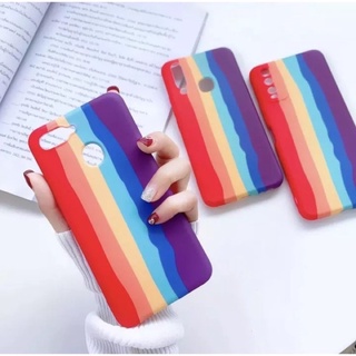 [ส่งจากไทย] เคสนิ่มซิลิคอน ลายสีรุ้ง Case Samsung A22(5G) เคส กำมะหยี่ CASE