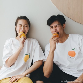 GP [ ซื้อ 2 ลดเพิ่ม 5% ] ORANGE Oversize Tee - White เสื้อยืด โอเวอร์ไซส์ ผ้าคอตตอนแท้100% S M L