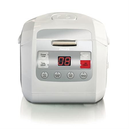 PHILIPS หม้อหุงข้าว 1 ลิตร รุ่น HD-3030 สีขาว