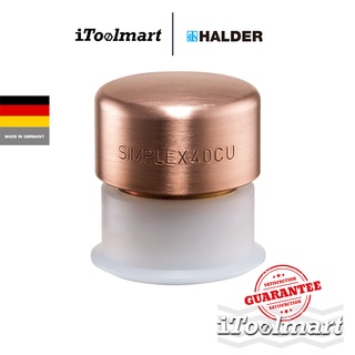 HALDER SIMPLEX หัวค้อนทองแดง 3804.040 ขนาด 40 mm.