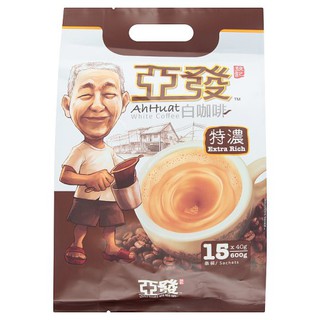 Ah Huat Extra Rich White Coffee 15 x 40g