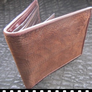 shark  wallet  brown color